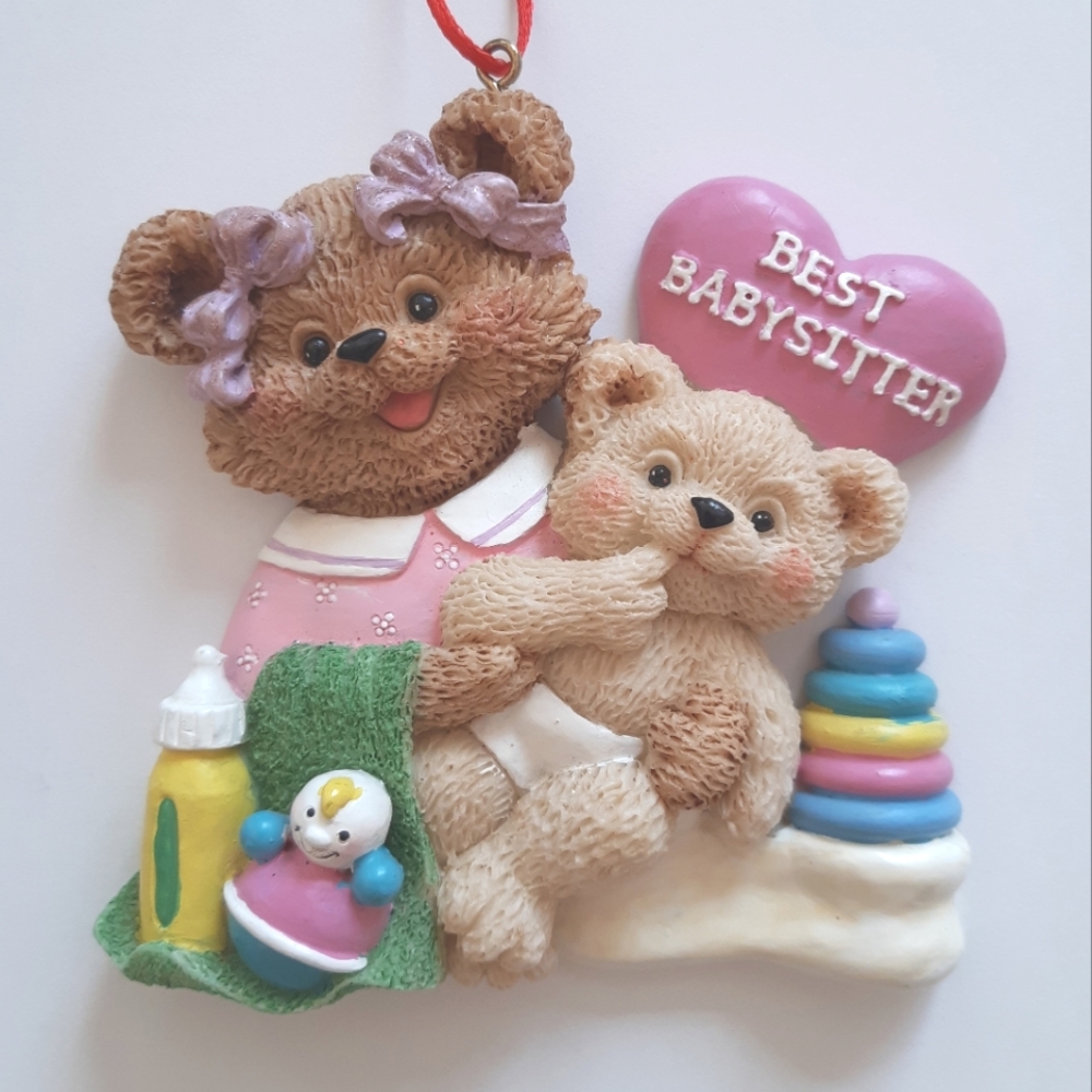 Best Babysitter Bear Ornament